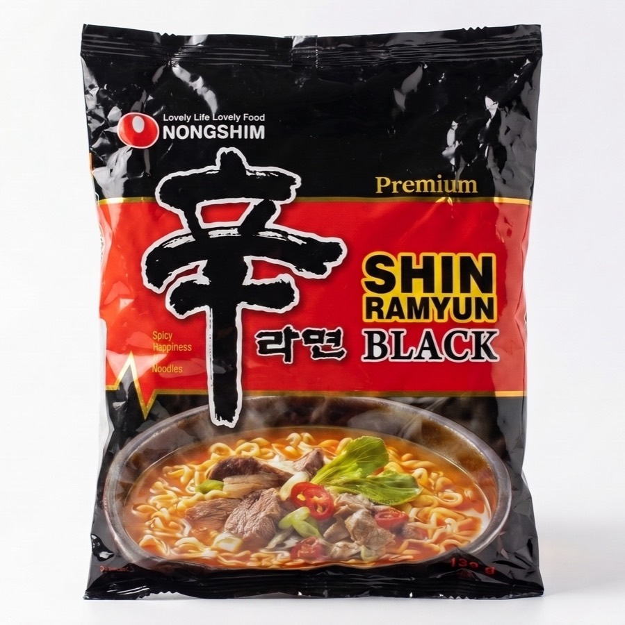 Nongshim Shin Ramyun Black 130g — Korean ramen available in Sri Lanka