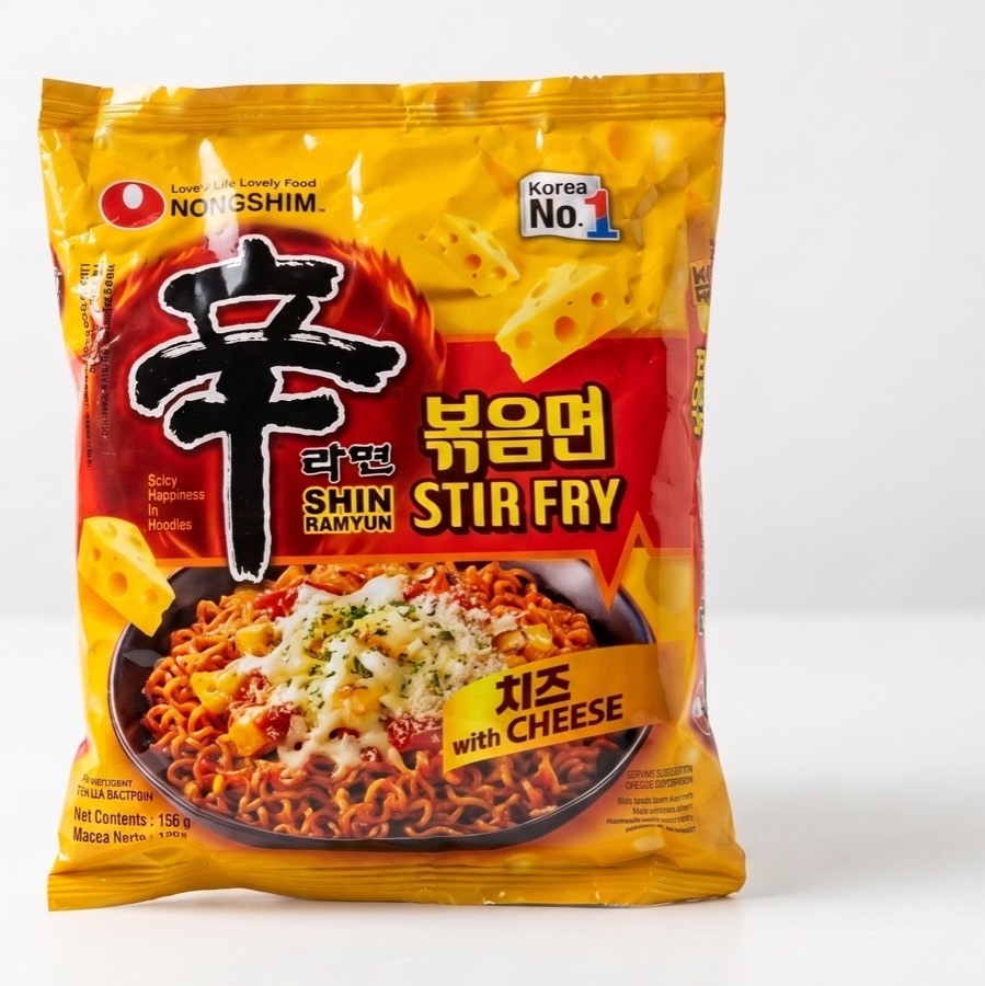 Nongshim Shin Ramyun Stir Fry Cheese 136g — Korean ramen available in Sri Lanka