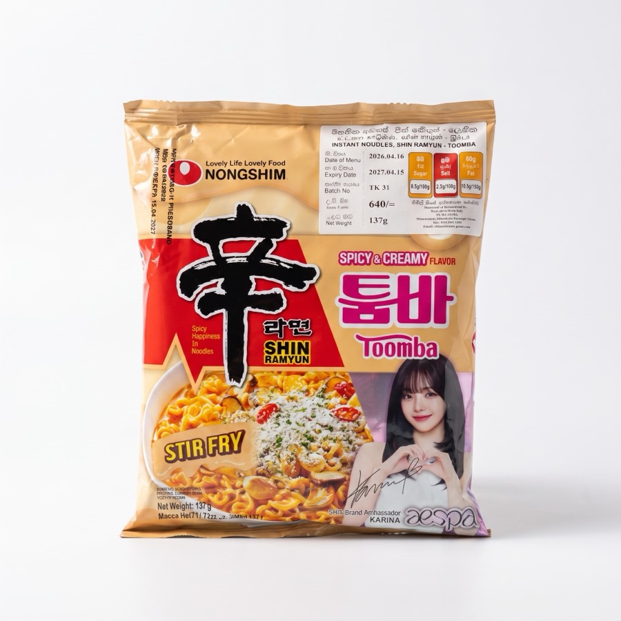 Nongshim Shin Ramyun Toomba 137g — Korean ramen available in Sri Lanka